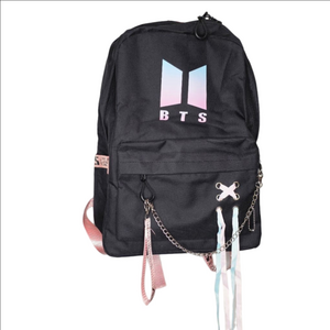 BOOSOS BTS USB School Backpack K-POP Casual Laptop Bag | Pre-Owned
